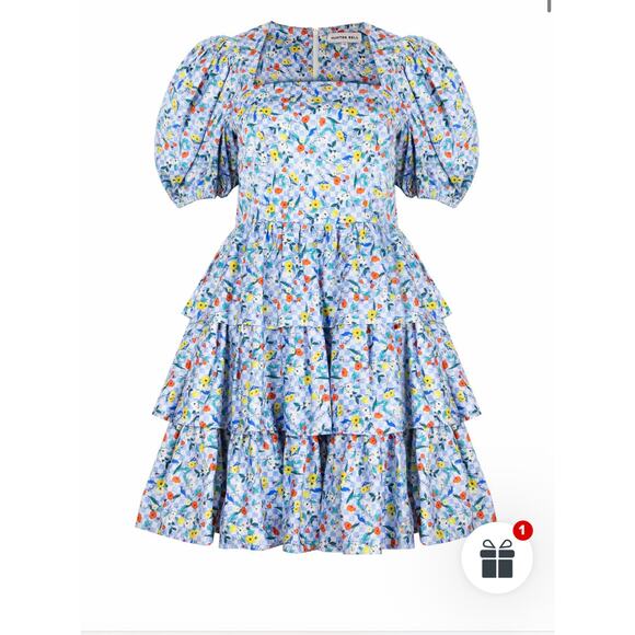 Hunter Bell Porter Floral Dress NWT Size 4 - Picture 6 of 6